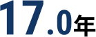 平均残業時間：17.0時間